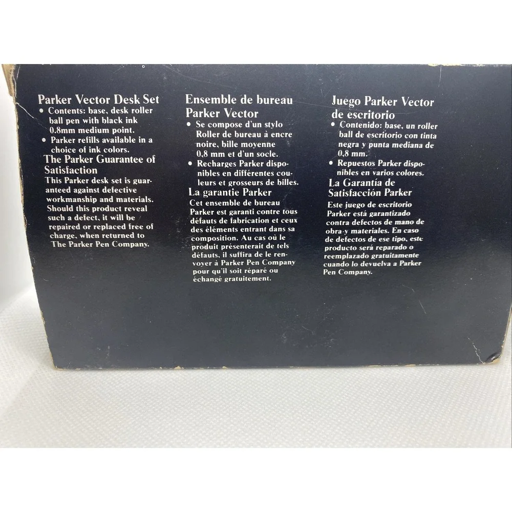 Parker new box